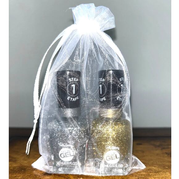 Sally Hansen Miracle Gel™ Nail Polish SET 777 Gold Glitter 781 Silver Glitter - Picture 5 of 12